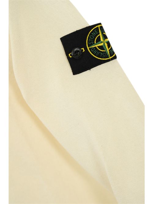 Maglia 5100062 light raw in cotone Ivory STONE ISLAND | 5100062S00B9V0093